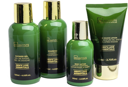 ZESTAW PREZENTOWY ŚWIĄTECZNY MĘSKI KOSMETYKI DO TWARZY CIAŁA KOSMETYCZKA