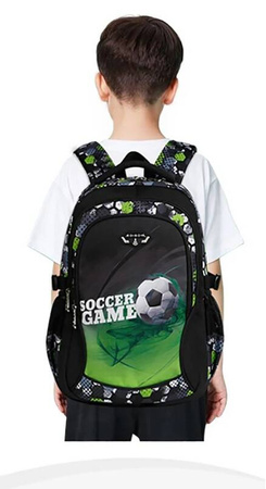 PIŁKA FOOTBALL PLECAK W PIŁKI SZKOLNY TORNISTER DZIECI A4