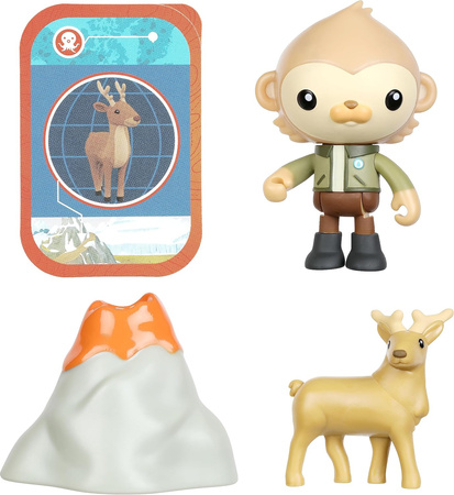 OKTONAUCI I Octonauts ZESTAW FIGURKA MAŁPKA PAANI JELONEK AKCESORIA