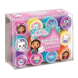 KOCI DOMEK GABI Pieczątki dla dzieci 12 szt. kolorowe stempelki DreamWorks