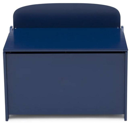 GRANATOWA SKRZYNIA ZABAWKI POJEMNIK KUFER DZIECI