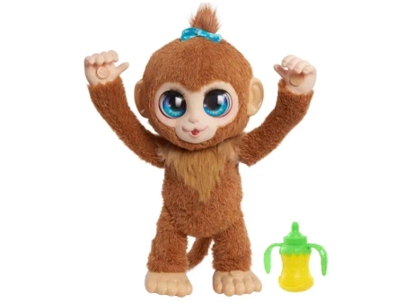 FURREAL INTERAKTYWNA MAŁPKA MAŁPA MÓWI CHODZI PIJE 100 REAKCJI MASKOTKA