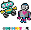 Puzzle Pixelki Jixelz Roboty 700el. Puzzelki