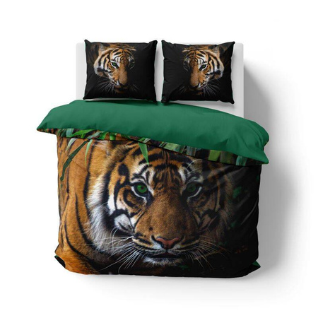 LEW LWY TIGER ZWIERZĘTA NATURA POŚCIEL BAWEŁNA 160X200 2 POSZEWKI