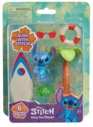 LILO I STITCH SURFER FIGURKA DESKA ZESTAW SURFERA + AKCESORIA FIGURKI