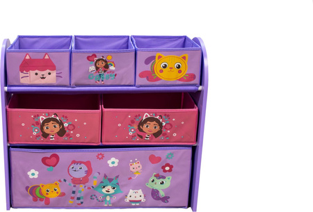 KOCI DOMEK GABI REGAŁ DLA DZIECI POJEMNIKI NA ZABAWKI ORGANIZER MEBLE