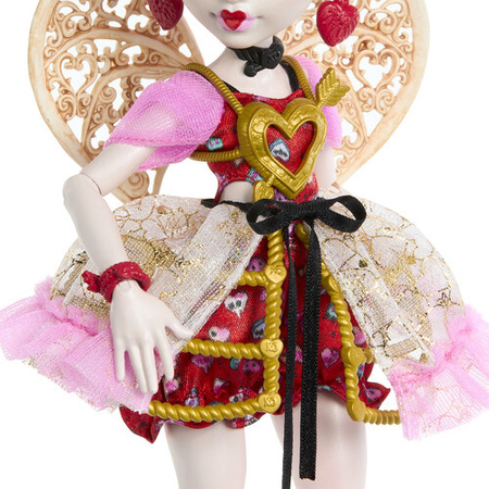 MONSTER HIGH LALKA CUPID ASTERIA STRASZYSŁODKIE URODZINY TOREBKA AKCESORIA