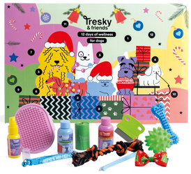 KALENDARZ ADWENTOWY DLA PSA KOSMETYKI ZABAWKI PIES AKCESORIA