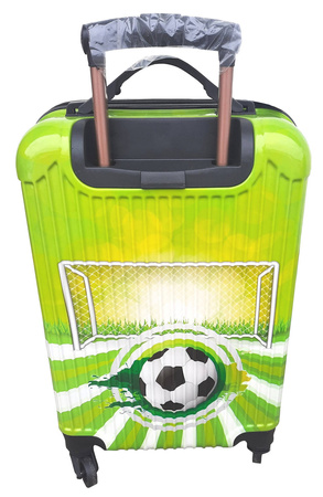 PIŁKA NOŻNA FOOTBALL WALIZKA DZIECIĘCA BAGAŻ DZIECI PODRÓŻNA KÓLKACH SZYFR