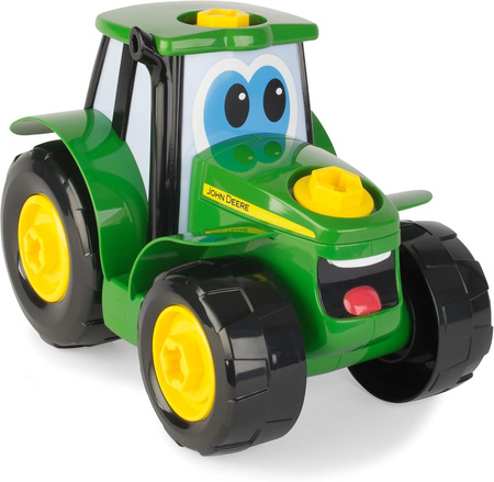 TOMY JOHN DEERE ZBUDUJ TRAKTOR JOHNNY 46655 WKRĘTARKA ZESTAW MAJSTERKOWANIA