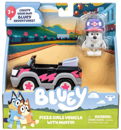 MOOSE TOYS Bluey Pojazd Figurka Samochód dostawczy z pizzą