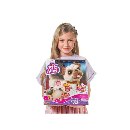 INTERAKTYWNY TAŃCZĄCY PLUSZAK MOPS ZURU PETS ALIVE