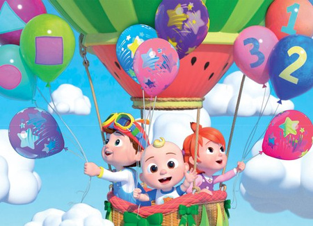 Cocomelon Puzzle dwustronne podłogowe 2x24 Bądź uprzejmy dla wszystkich