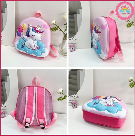 JEDNOROŻEC PLECAK PLECACZEK 3D PRZEDSZKOLA DZIECI