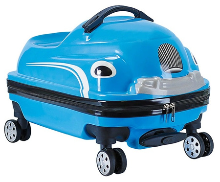 AUTO WALIZKA PODRÓŻNA DZIECI KABINOWA JEŹDZIK BAGAŻ PODRĘCZNY KÓŁKACH