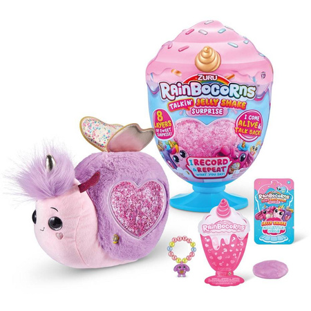 RAINBOCORNS JEDNOROŻEC JAJKO PUCHAREK LODOWY Z MÓWIĄCĄ MASKOTKĄ XXL