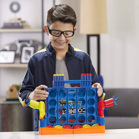 HASBRO GRA Connect 4 Blast ZRĘCZNOŚCIOWA NERF