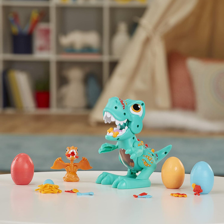 PLAY-DOH CIASTOLINA ZESTAW DINO CREW PRZEŻUWAJĄCY DINOZAUR DŹWIĘK ROBI KUPĘ