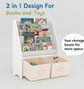 REGAŁ NA KSIĄŻKI SZAFKA ORGANIZER DLA DZIECI STOJAK PÓŁKA Biblioteczka