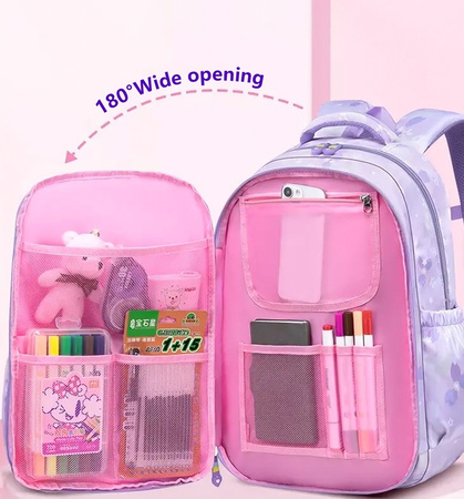 PLECAK SZKOLNY KUROMI TORNISTER PRZYPINKI Klasy 1-3 BRELOK 3-9