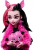 MONSTER HIGH Lalka Piżama Party Draculaura ZESTAW Creepover AKCESORIA HKY66