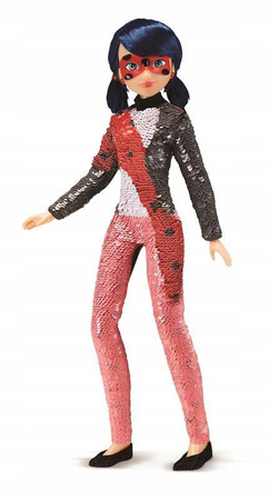 MIRACULOUS LALKA BIEDRONKA FASHION FLIP CEKINY MARINETTE