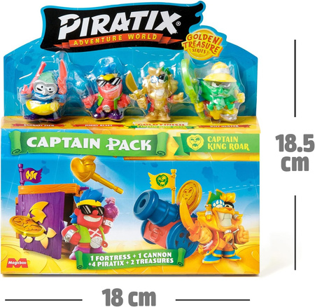 PIRATIX Golden Treasure Piraci Captain Pack KAPTAIN KING ROAR