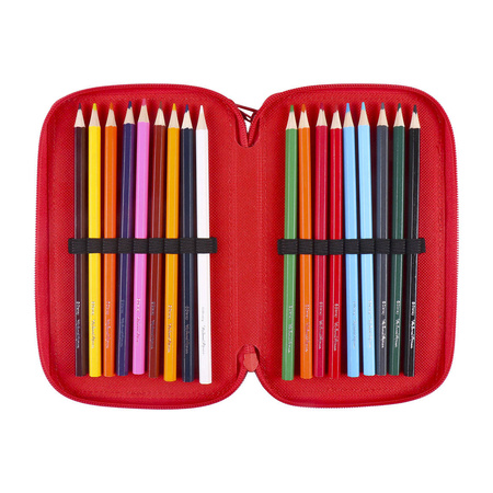 MYSZKA MINNIE PIÓRNIK TRZYKOMOROWY Z WYPOSAŻENIEM