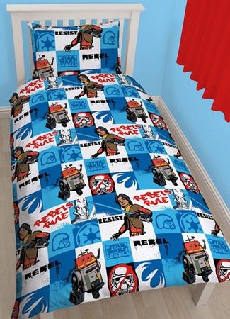STAR WARS GWIEZDNE WOJNY REBELS POŚCIEL 140x200