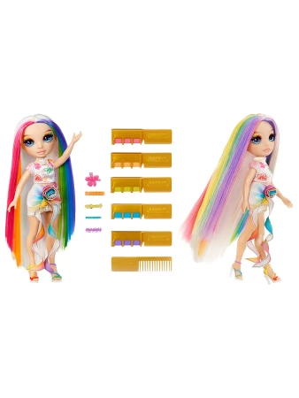 LALKA RAINBOW HIGH HAIR CHALK AMAYA RAINE ZESTAW KOLOROWE WŁOSY KREDA