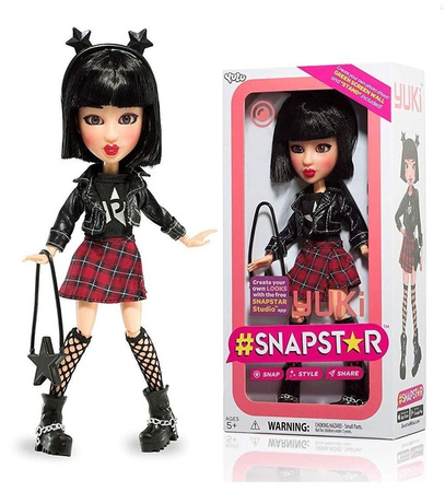 TM TOYS LALKA SNAP STAR Snapstar YUKI Aplikacja