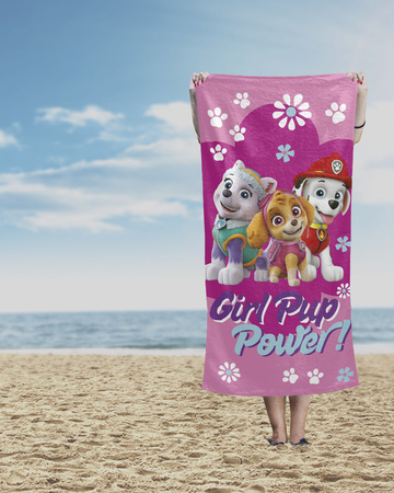 PSI PATROL SKYE EVEREST PIESKI PSY RĘCZNIK KĄPIELOWY PLAŻOWY DZIECIĘCY