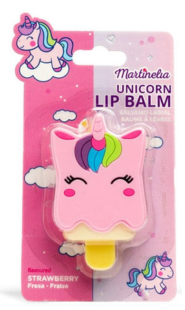 MARTINELIA BŁYSZCZYK POMADKA BALSAM DO UST DLA DZIECI JEDNOROŻEC LÓD BRELOK