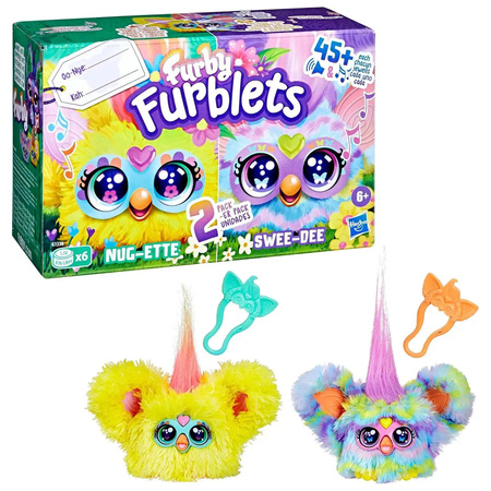 FURBY Furblets : Nug-Ette i Swee-Dee 2x MASKOTKA INTERAKTYWNA DŹWIĘKI