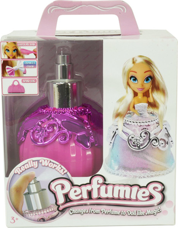 Perfumies laleczka we flakonie Perfum Fairy Garden Dark Pink