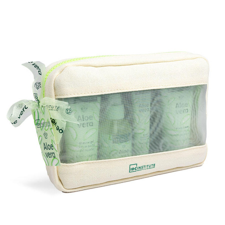 IDC ZESTAW PODRÓŻNY KOSMETYKÓW DO SAMOLOTU ALOE VERA ALOES KOSMETYCZKA