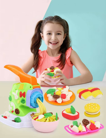 CIASTOLINA MASA PLASTYCZNA MASZYNKA ZESTAW CIASTO