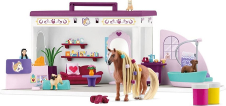 SCHLEICH SOFIAS SALON PIĘKNOŚCI DLA ZWIERZĄT + AKCESORIA 42614