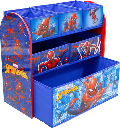 SPIDERMAN SPIDER MAN REGAŁ DLA DZIECI POJEMNIKI NA ZABWKI ORGANIZER MEBLE