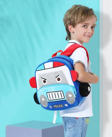 POLICJA PLUSZOWY PLECACZEK DO PRZEDSZKOLA DZIECI