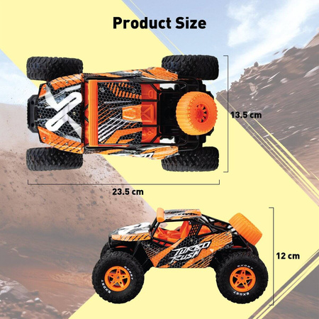 EXOST TURBO RUSH POJAZD AUTO TERENOWE AKUMULATOR ZDALNIE STEROWANE 20675