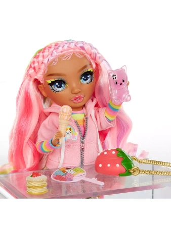 RAINBOW HIGH SPARKLE & SHINE LALKA ROSETTA MODOWA RÓŻOWA AKCESORIA