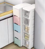 PLASTIKOWY POJEMNIK REGAŁ ŁAZIENKI KUCHNI ZABAWKI SZAFKA SZUFLADY 5 PÓŁEK