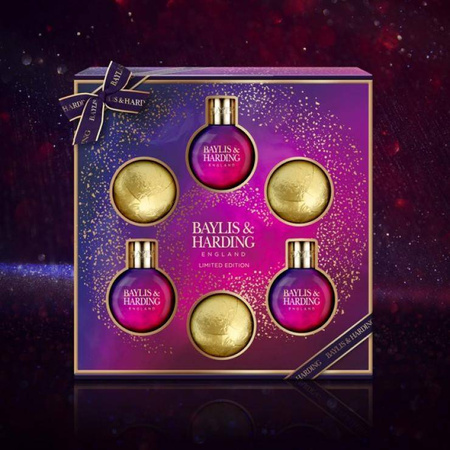 ZESTAW PREZENTOWY ŚWIĘTA BOMBKI KULE KĄPIELI CIAŁA