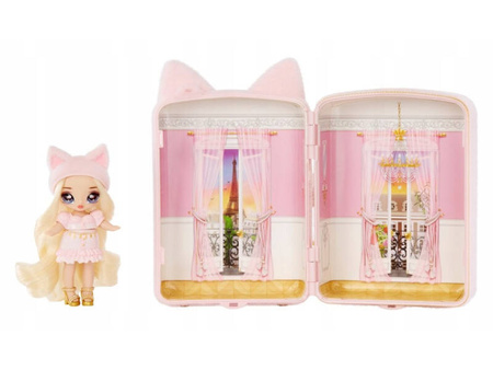 Minilalka Na! Na! Na! Surprise MGA Plecak + Lalka Parisian Kitty Zestaw