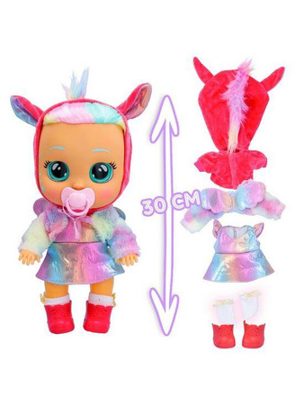 CRY BABIES LALKA HANNAH DRESSY PŁACZĄCY BOBAS WŁOS