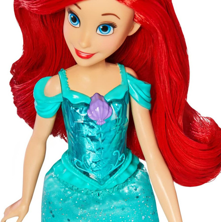 LALKA ARIEL KSIĘŻNICZKI DISNEY HASBRO RUCHOME ELEMENTY + AKCESORIA Arielka