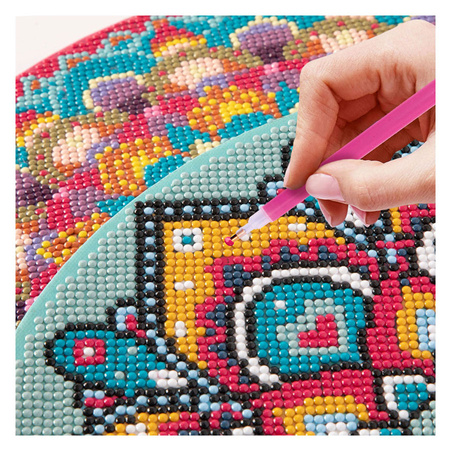 MOZAIKA DIAMENTOWA HAFT DIAMOND PAINTING MANDALA MALOWANIE DAIMENTAMI