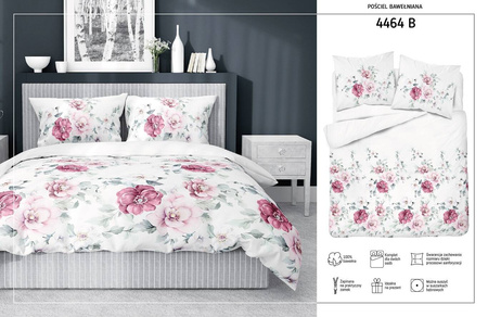 POŚCIEL W KWIATKI KWIATY BAWEŁNIANA 160X200