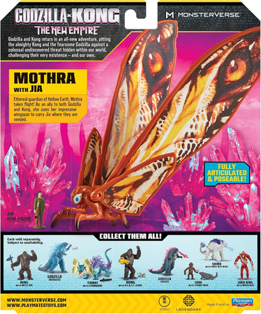 MonsterVerse Godzilla x Kong: Nowe Imperium, 15 cm figurka akcji Mothra